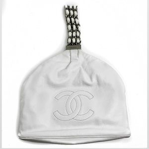 Chanel chain strap clutch bag